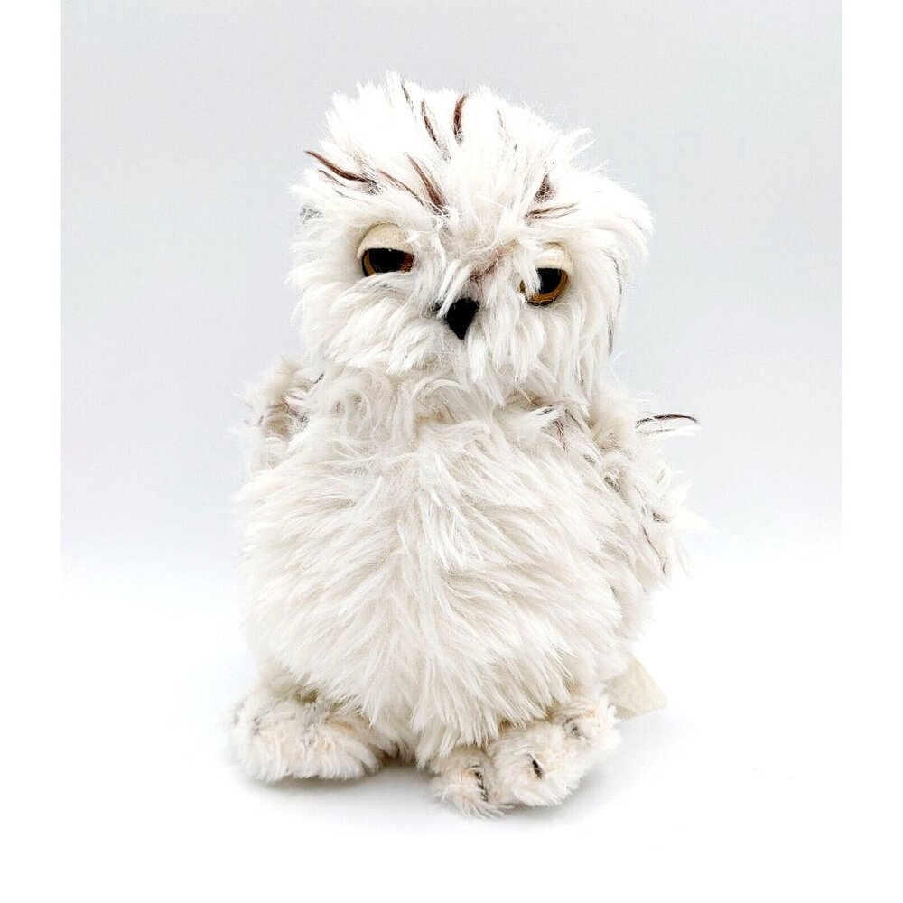 Vintage Dakin Snowy Owl Plush Toy 1981 White Stuffed Animal 8"